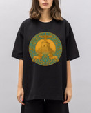 تیشرت آریانا چاپ پاسارگاد قواره لانگ جنس نخ پنبه درجه یک