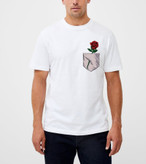 تیشرت آریانا چاپ گل رز قواره لانگ جنس نخ پنبه درجه یک