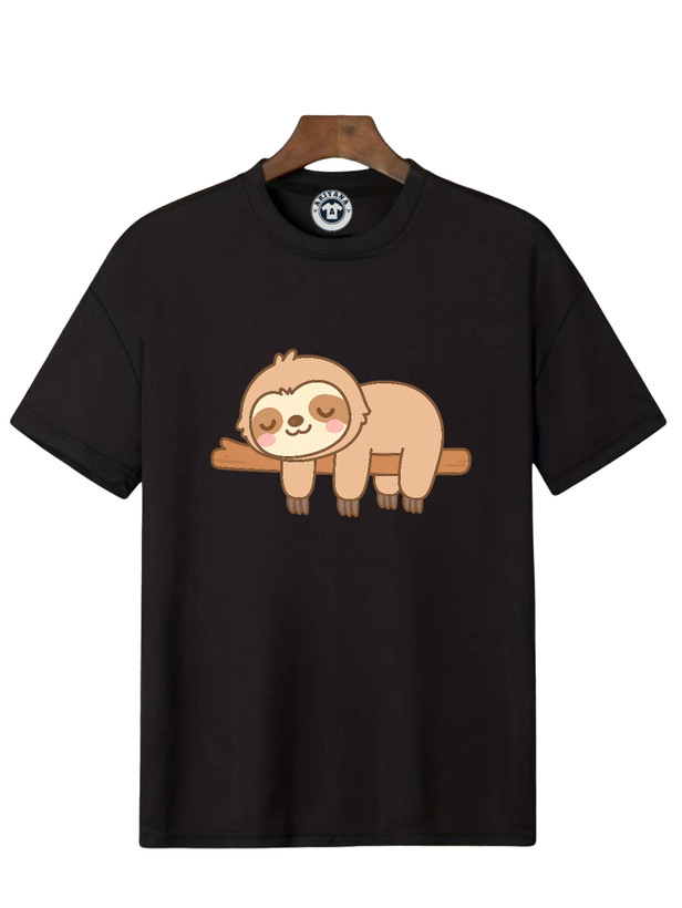 تیشرت آریانا چاپ تنبل قواره لانگ جنس نخ پنبه درجه یک کپی