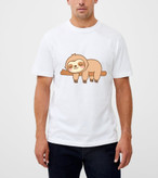 تیشرت آریانا چاپ تنبل قواره لانگ جنس نخ پنبه درجه یک کپی