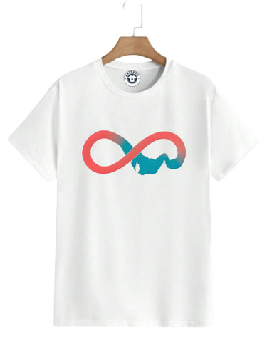 تیشرت آریانا چاپ خلیج فارس قواره لانگ جنس نخ پنبه درجه یک