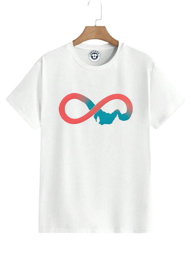 تیشرت آریانا چاپ خلیج فارس قواره لانگ جنس نخ پنبه درجه یک