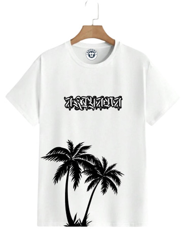 تیشرت چاپ نخل جنس نخ پنبه درجه یک برند آریانا