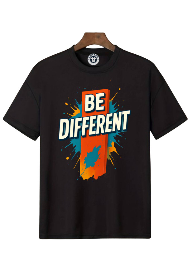 تیشرت چاپ BE DIFFERENT جنس پنبه درجه یک