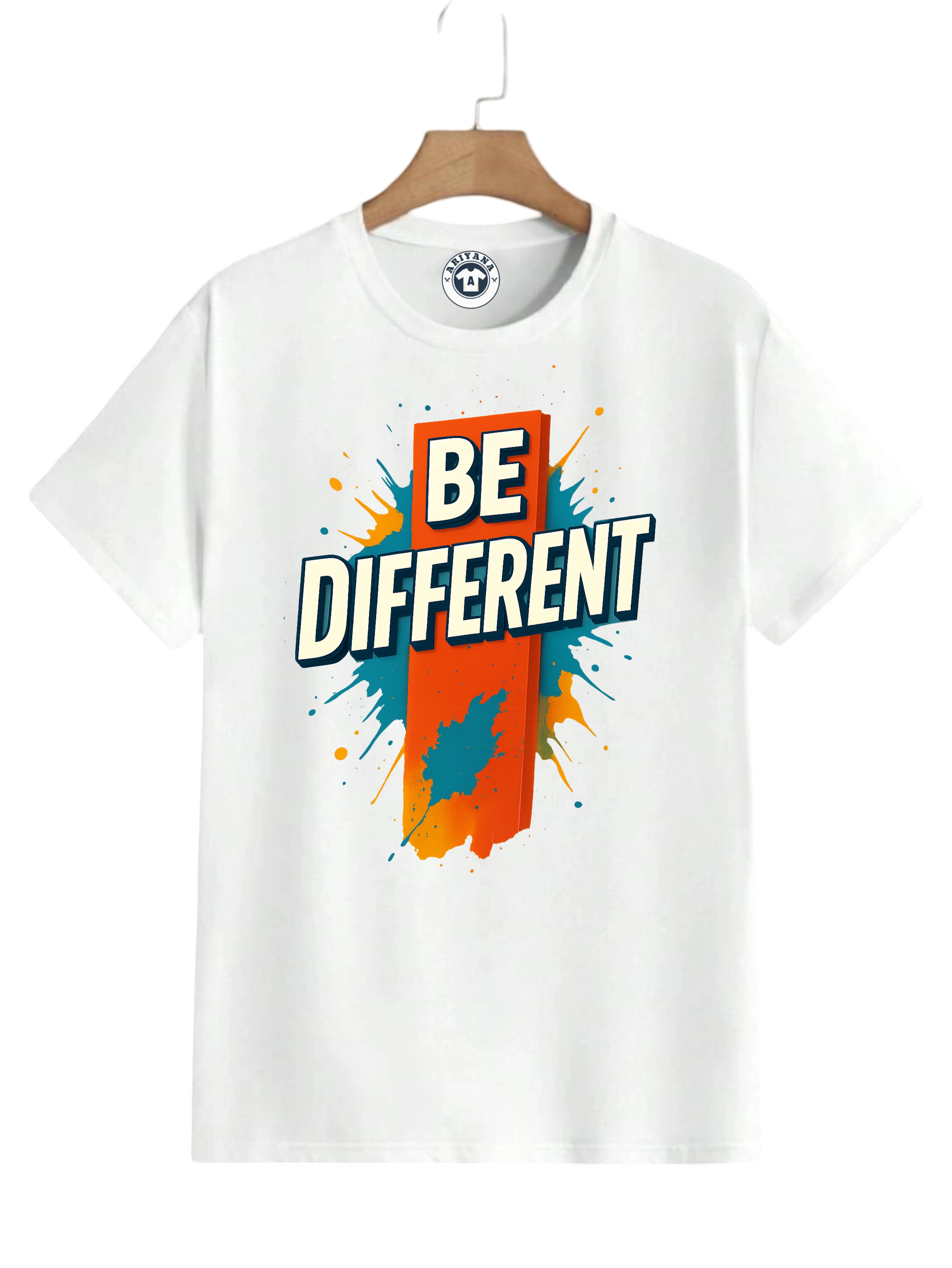 تیشرت چاپ BE DIFFERENT جنس پنبه درجه یک