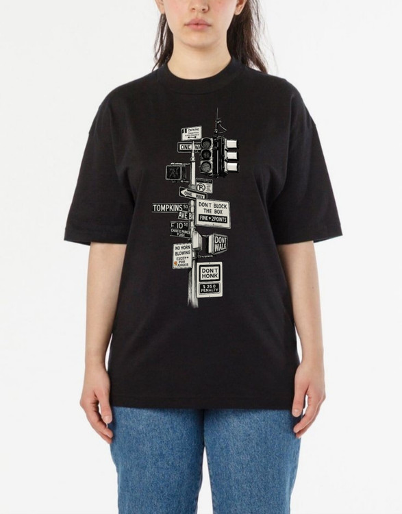 خرید تیشرت مشکی چاپ دار