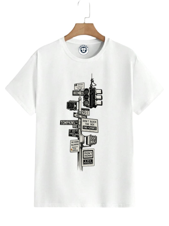 تیشرت چاپ دار جنس پنبه ای