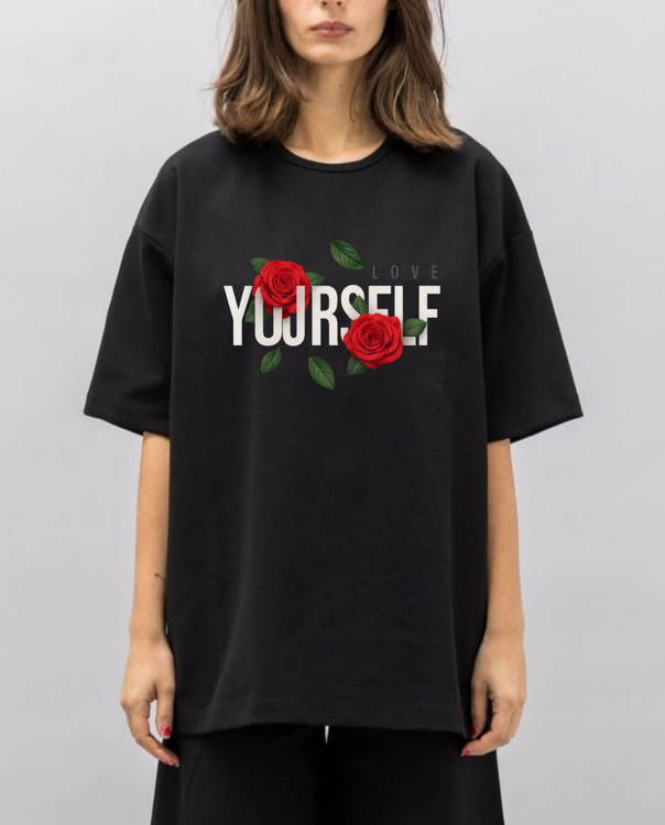 تیشرت زنانه چاپ دار