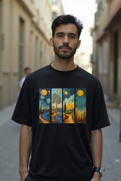 خرید تیشرت مردانه ونگوگ