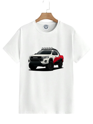 تیشرت سفید تویوتا