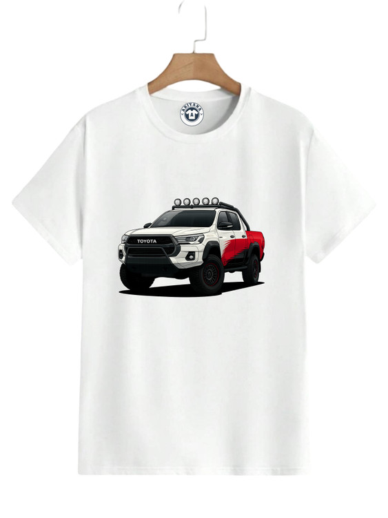 تیشرت سفید تویوتا