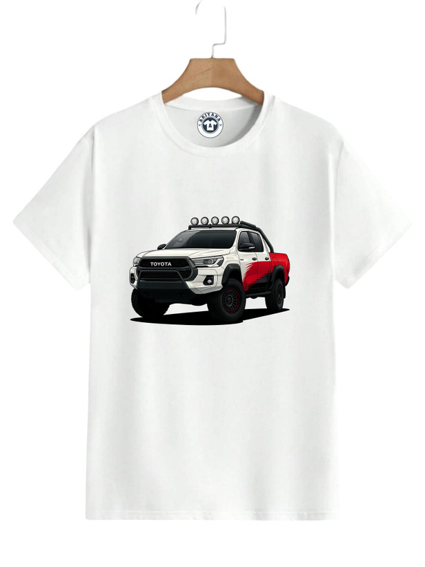 تیشرت سفید تویوتا