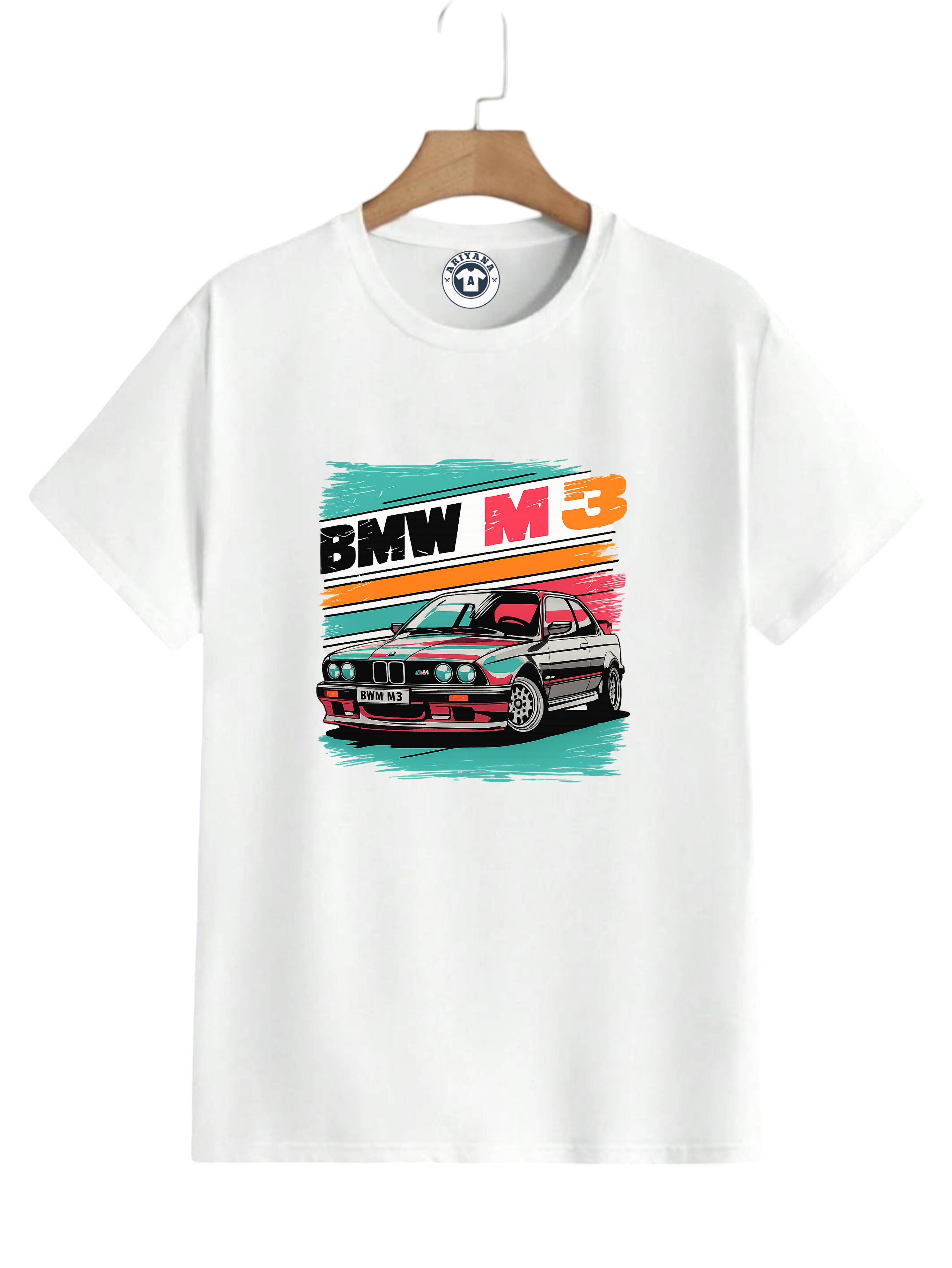 تیشرت سفید bmw قواره لانگ