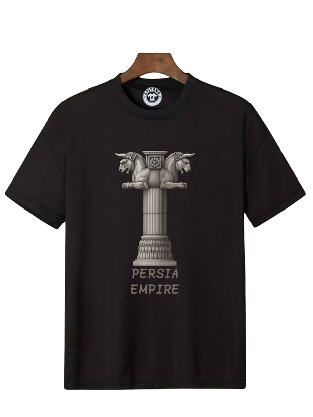 تیشرت مشکی لانگ با چاپ خاص برای استایل روزمره