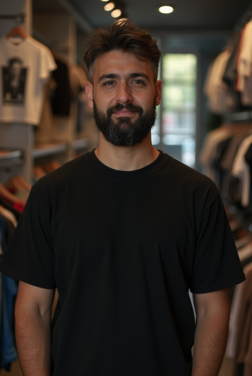 تیشرت مشکی ساده