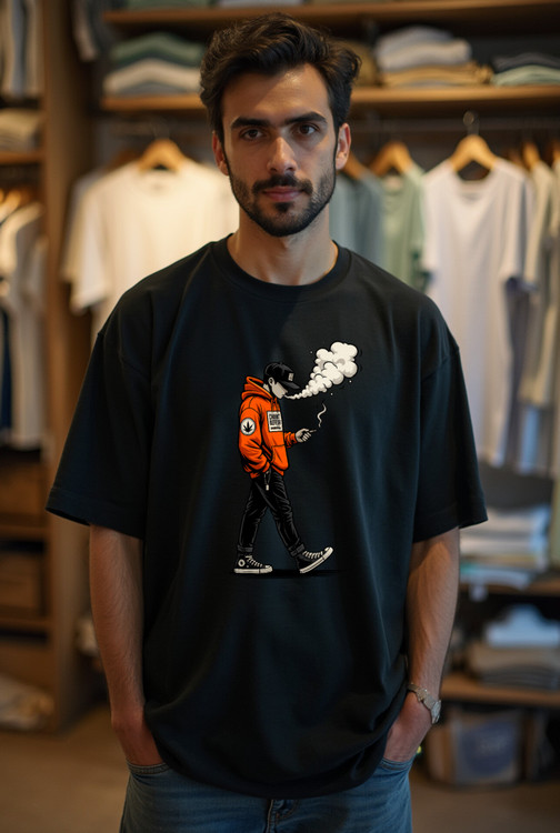 تیشرت مشکی اسموکینگ