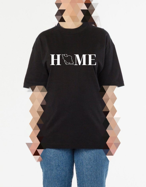 تیشرت مشکی زنانه home