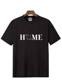 تیشرت مشکی چاپ home