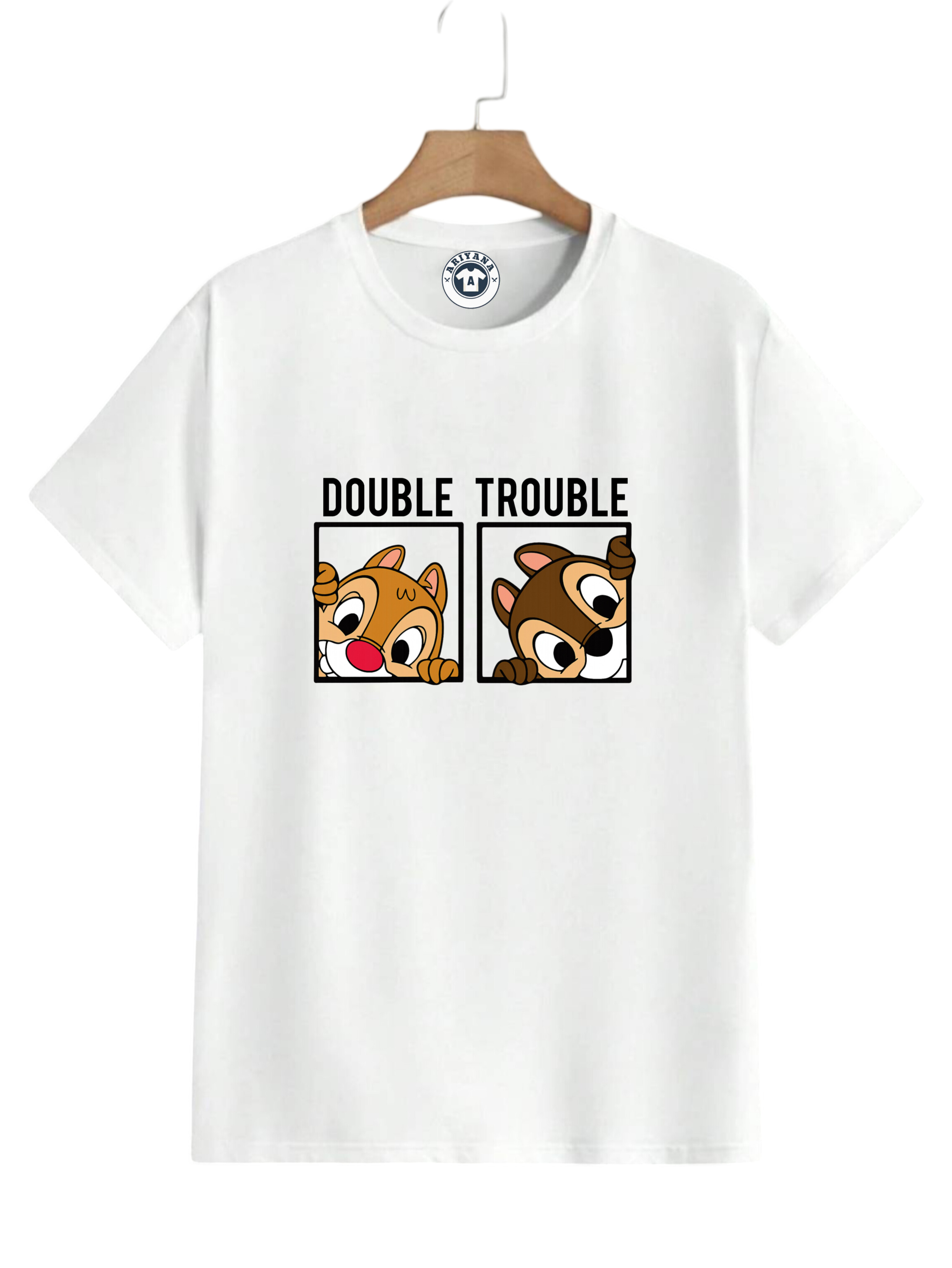 تیشرت سفید سنجاب