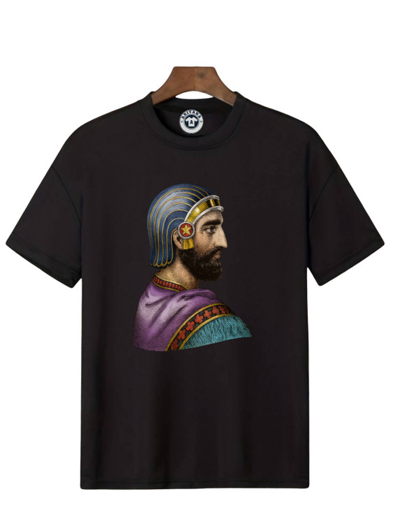 تیشرت مشکی چاپ کوروش