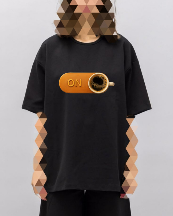 تیشرت مشکی بدون جنسیت