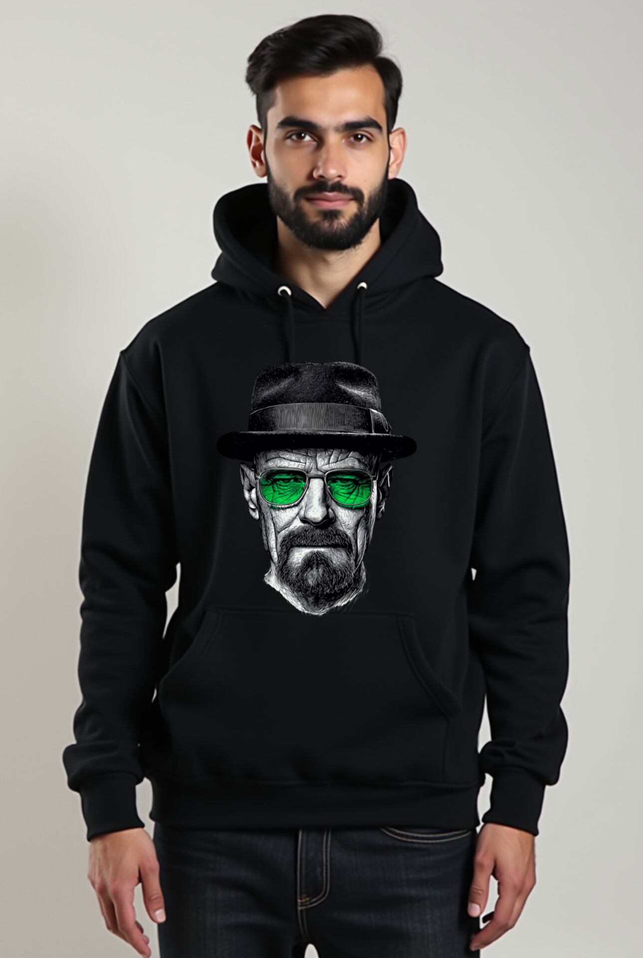 هودی مشکی بدون جنسیت والتر وایت