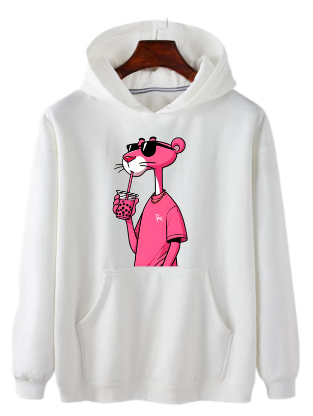 هودی پلنگ صورتی