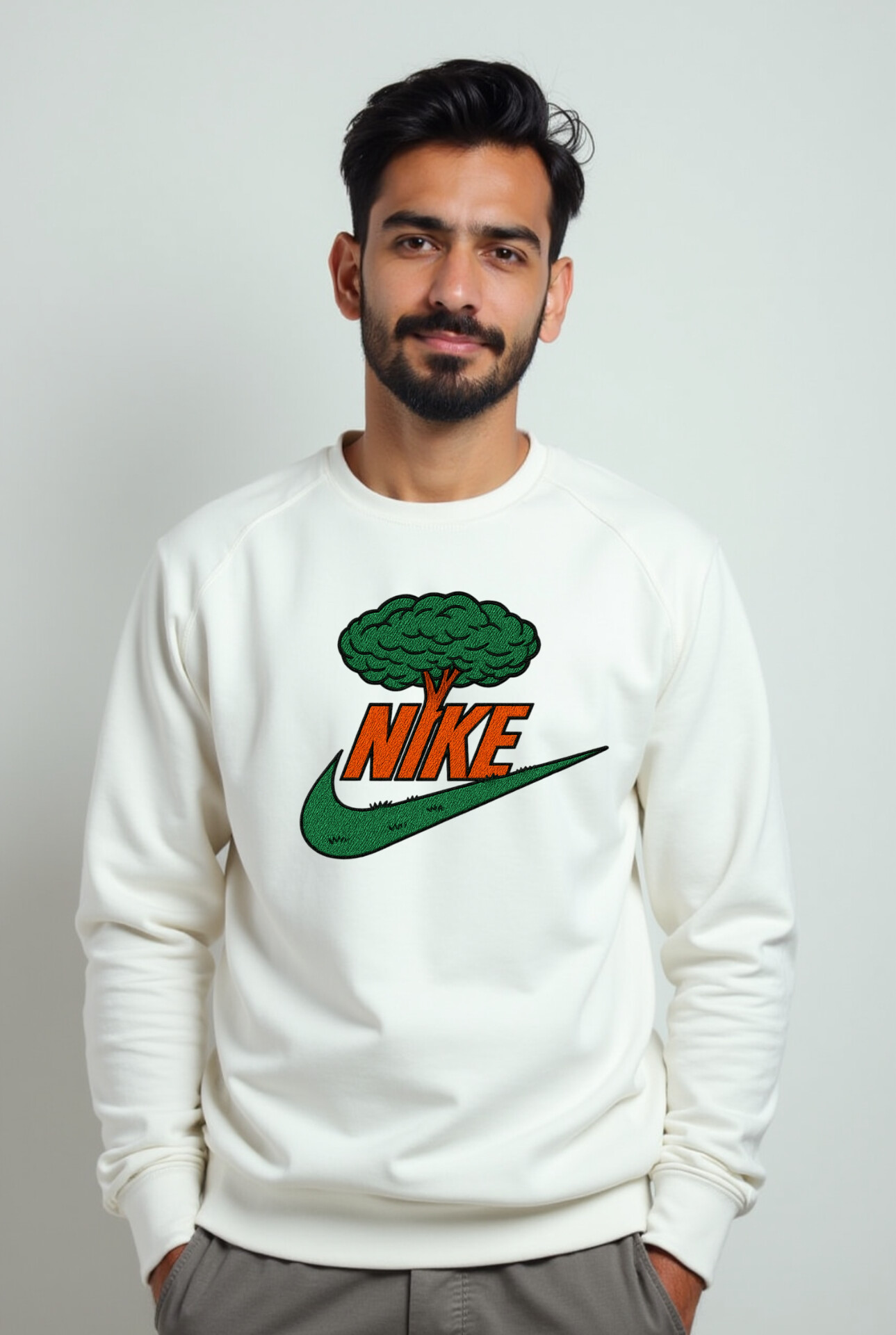 دورس سفید چاپ نایکی