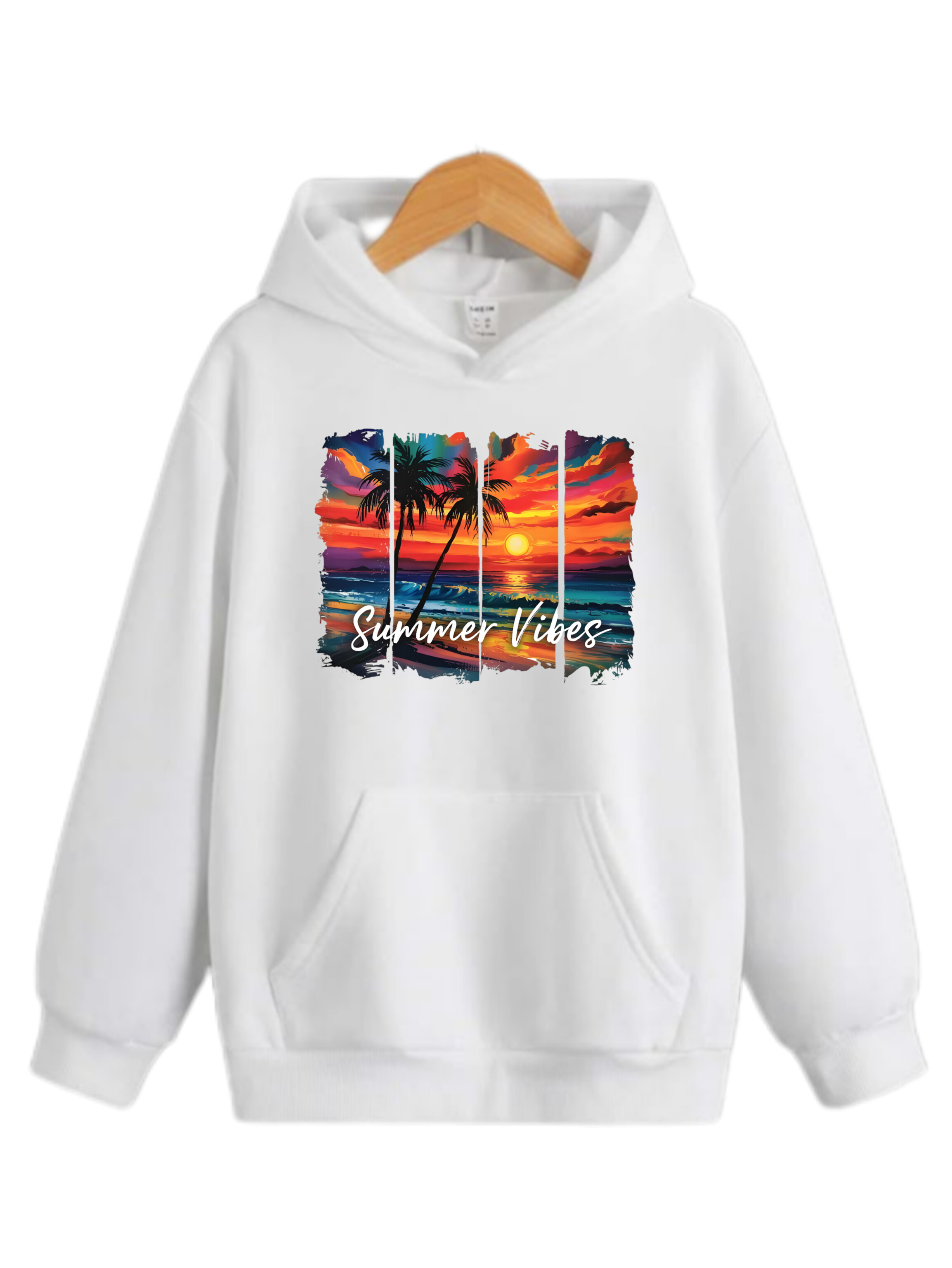 هودی سفید سامر وایب