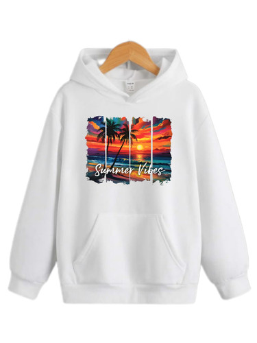 هودی سفید سامر وایب