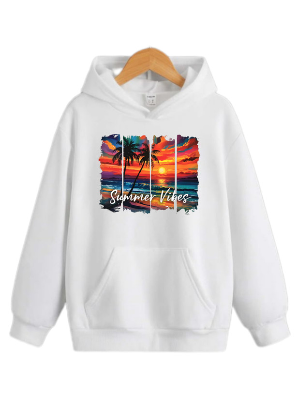 هودی سفید سامر وایب