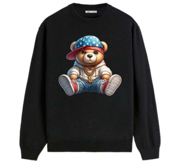 دورس مشکی چاپ خرس