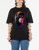 تیشرت مشکی چاپ گوریل