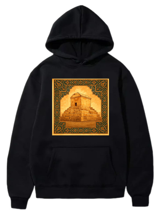 هودی مشکی چاپ پاسارگاد