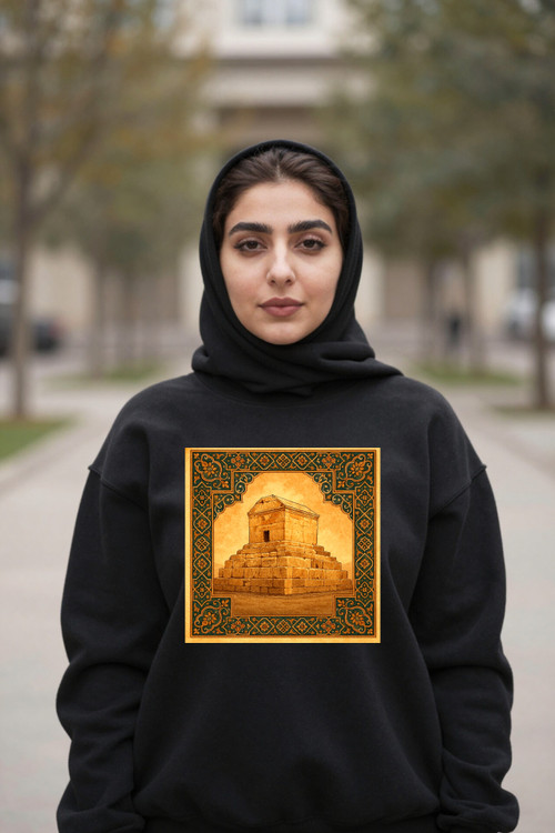 دورس مشکی زنانه چاپ پاسارگاد