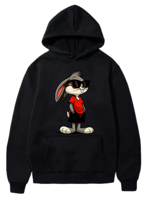 هودی مشکی خرگوش باگز بانی