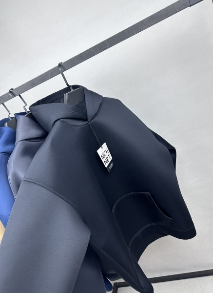 هودی رنگ مشکی زنانه پارچه ساندویچی