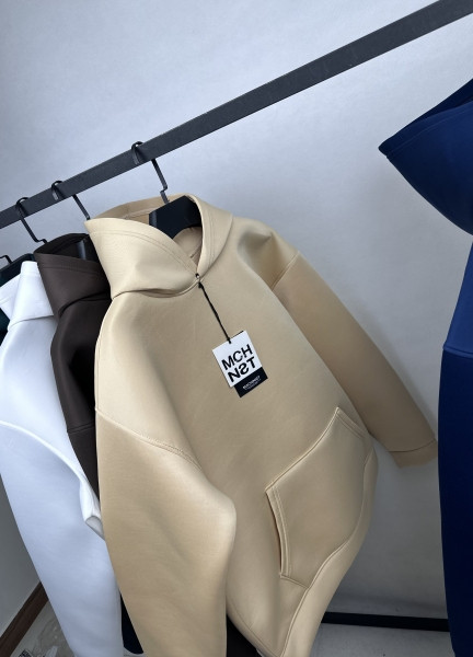 هودی رنگکرمی بدون جنسیت