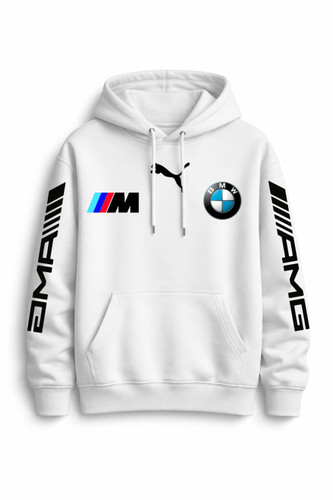 هودی سفید چاپ bmw