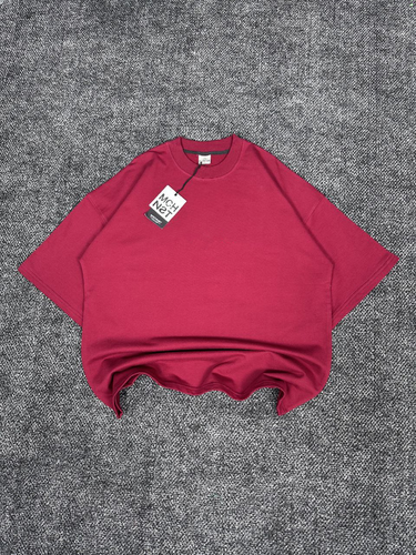 تیشرت بیسیک دونخ رنگ قرمز