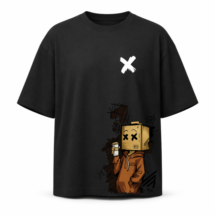 تیشرت مشکی کارکتر کارتونی