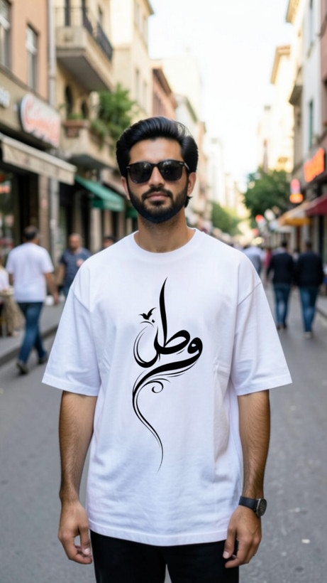 تیشرت بدون جنسیت طرح وطن