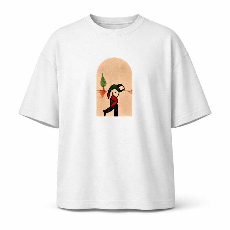 تیشرت سفید حمیدمهدوی