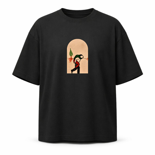 تیشرت مشکی طرححمید مهدوی