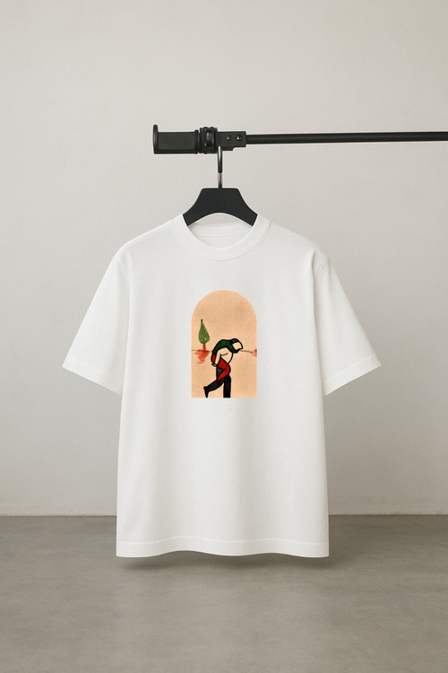 تیشرت سفید حمید مهدوی