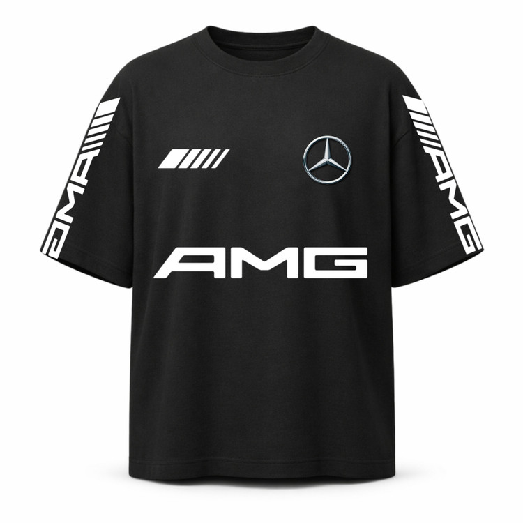 تیشرت بدون جنسیت طرح مرسدس بنز Mercedes Benz جنس نخ پنبه کد۵8