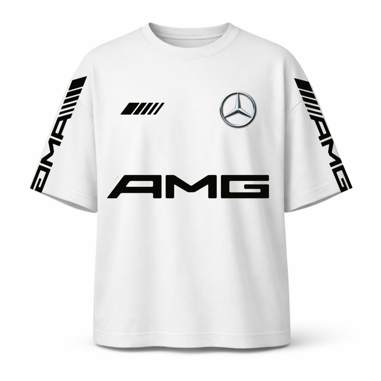تیشرت بدون جنسیت طرح مرسدس بنز Mercedes Benz جنس نخ پنبه کد۵8