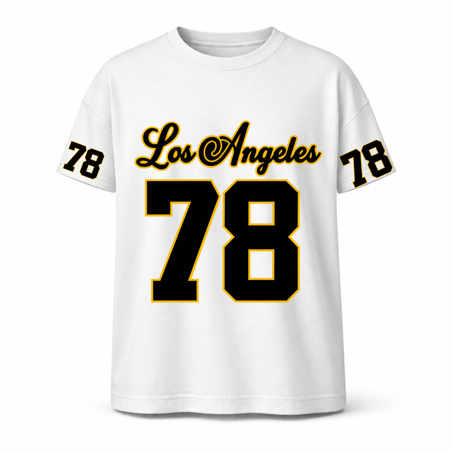 تیشرت یونیسکس طرح Los Angeles جنس نخ پنبه ۱۰۰ درصد